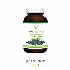 SPIRULINA 100% Organic-vegan-NON GMO